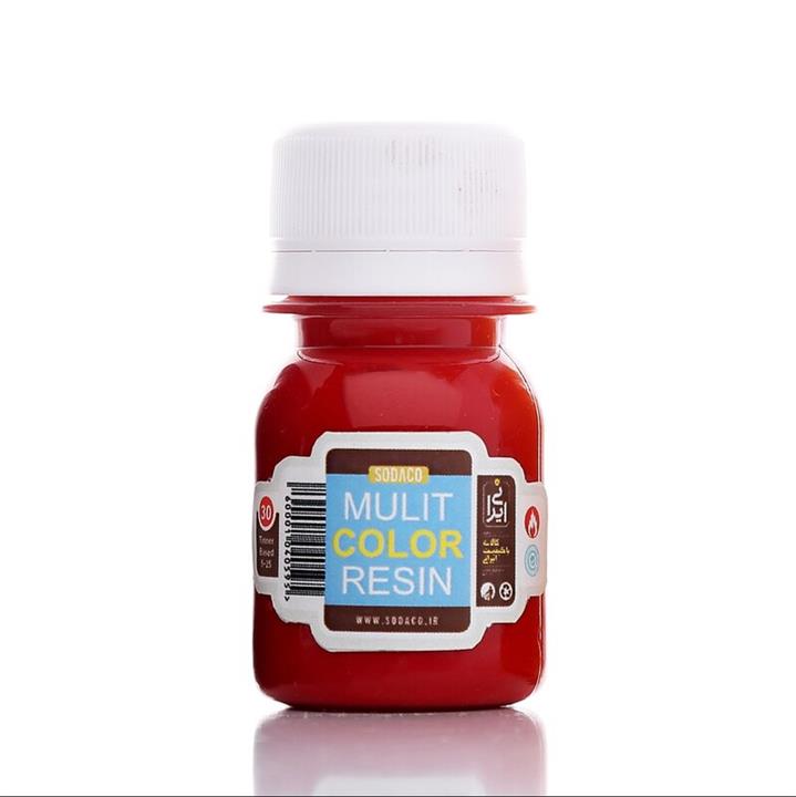 رنگ رزین مولتی کالر رزین 30میل  قرمز کد 1606  MULTi resin color